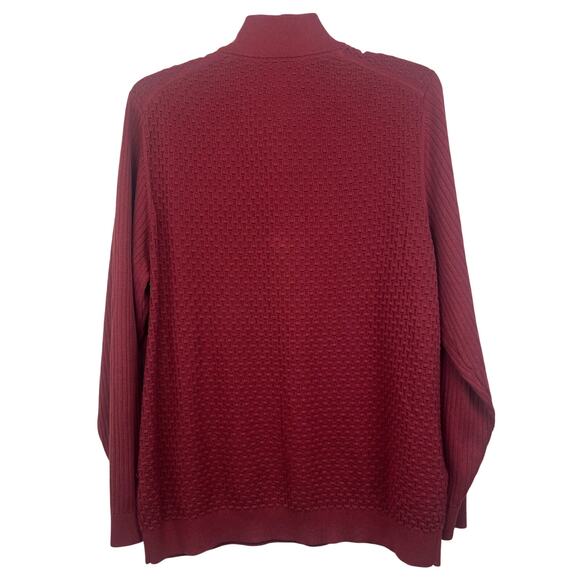 Tommy Bahama pull over sweater mens XL Henley, ribbed, Cotton/tencel-lyocell - Picture 6 of 7